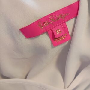 Lilly Pulitzer White Sleeveless Top NWOT XL